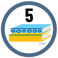 “Bookworms” Early Lit. Badge 5 Badge